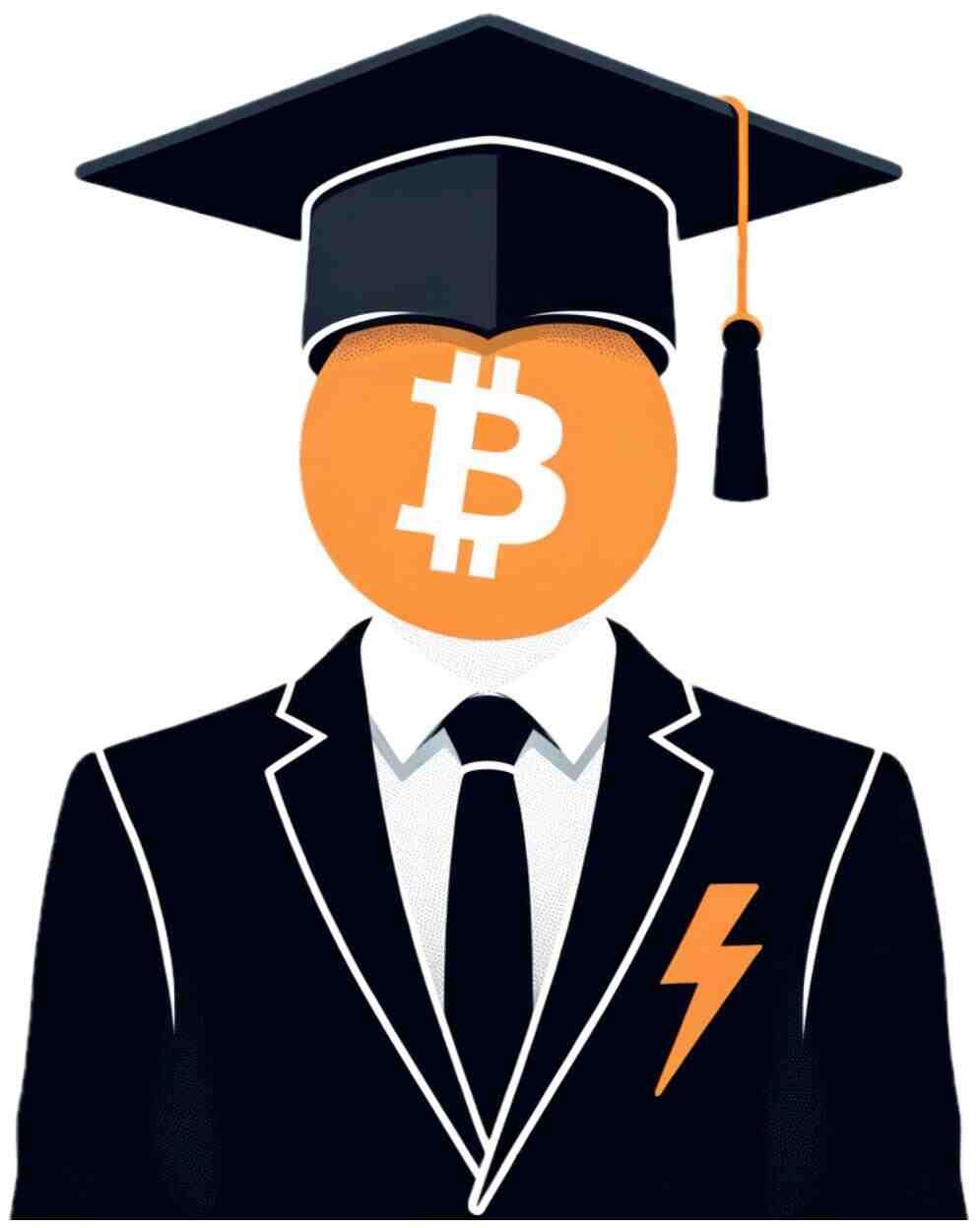 Study Bitcoin лого - Биткойн образование